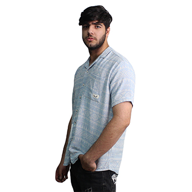 پیراهن کنفی سایز بزرگ مردانه کد محصول pdv5203
